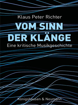 cover image of Vom Sinn der Klänge